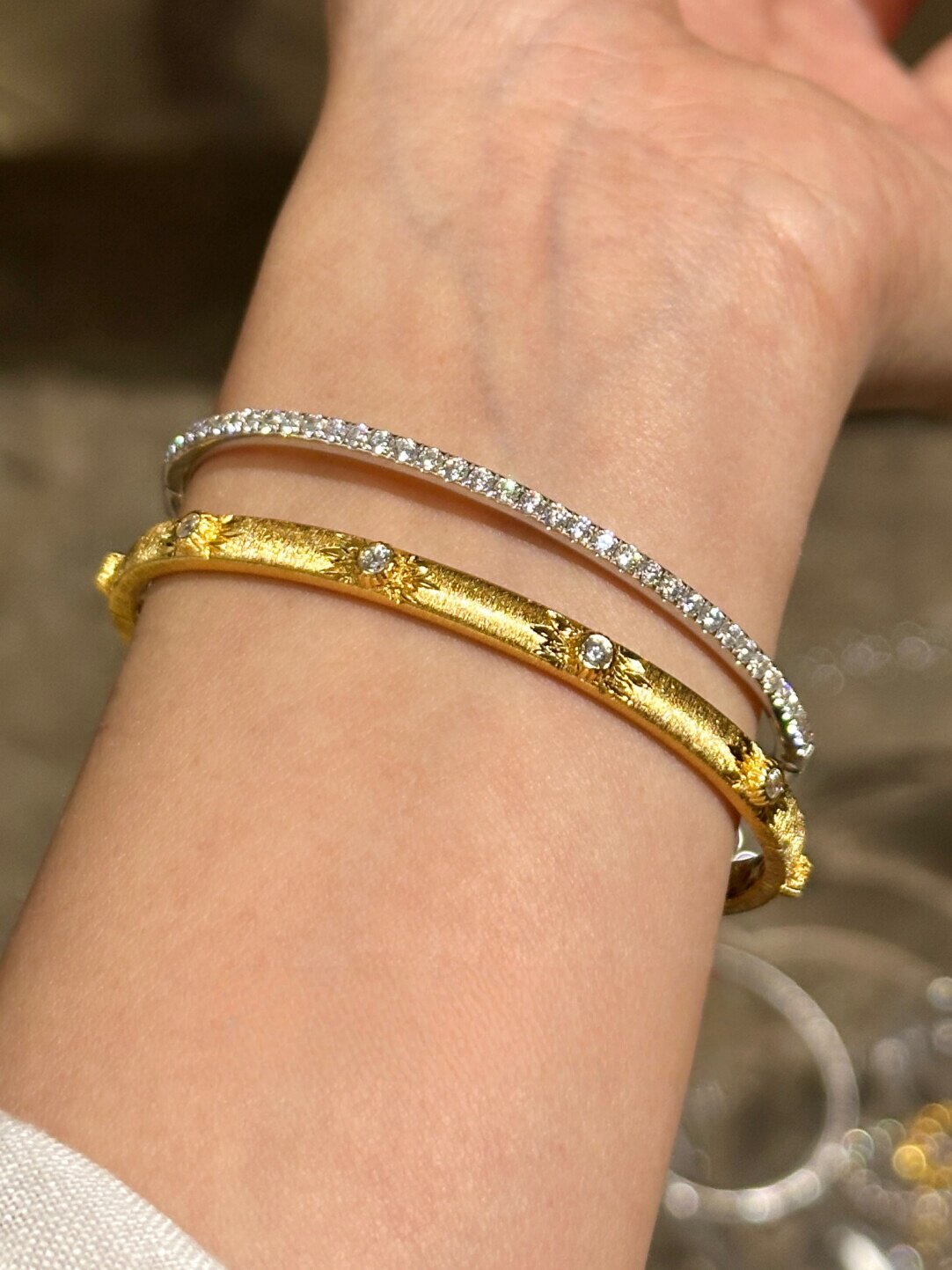 S925 Sterling Bracelets Brushed Satin Finish