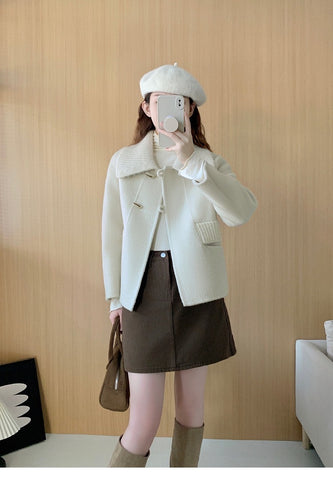 Double-Sided Wool Women Coat