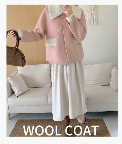 Double-Sided Wool Women Coat