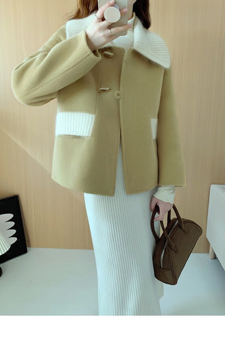 Double-Sided Wool Women Coat