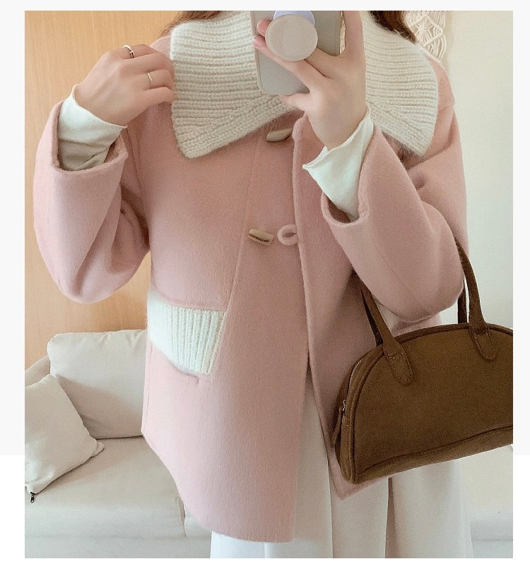 Double-Sided Wool Women Coat