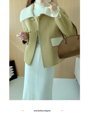 Double-Sided Wool Women Coat