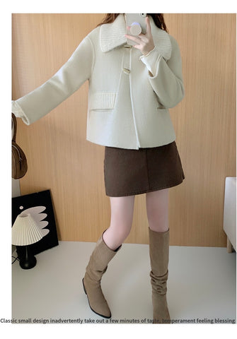 Double-Sided Wool Women Coat