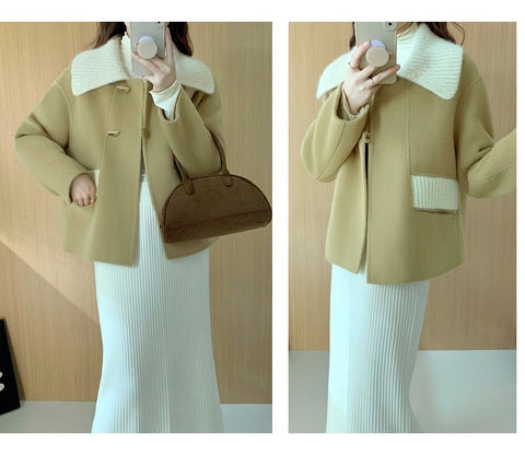 Double-Sided Wool Women Coat