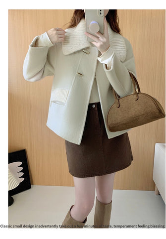 Double-Sided Wool Women Coat