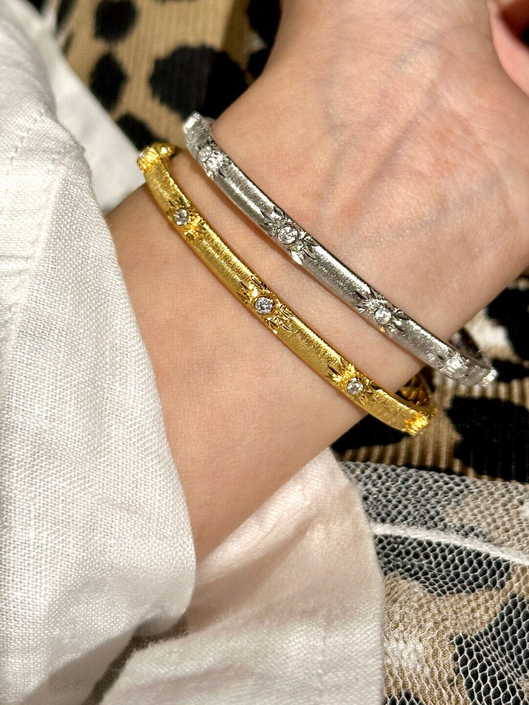 S925 Sterling Bracelets Brushed Satin Finish