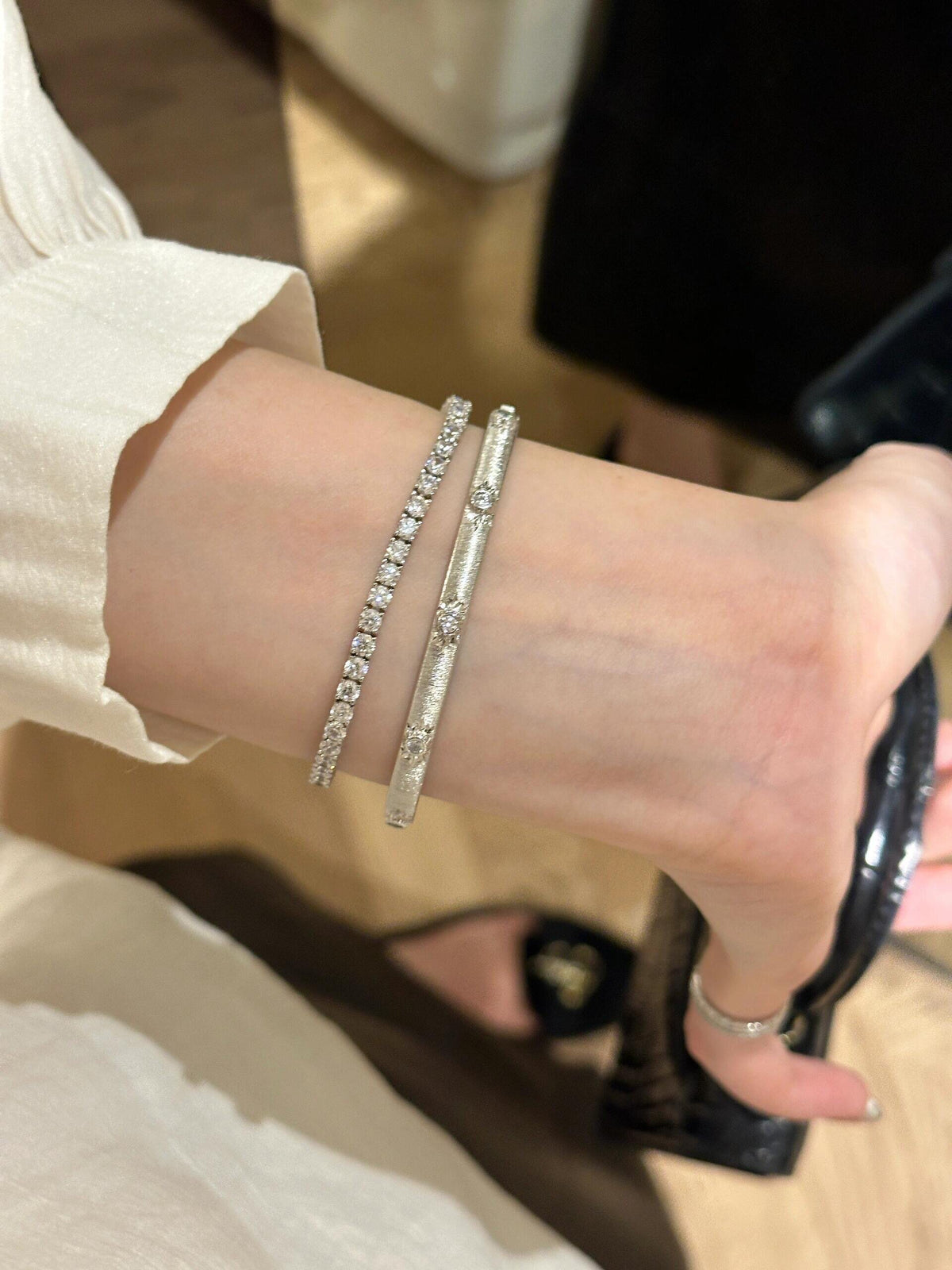 S925 Sterling Bracelets Brushed Satin Finish