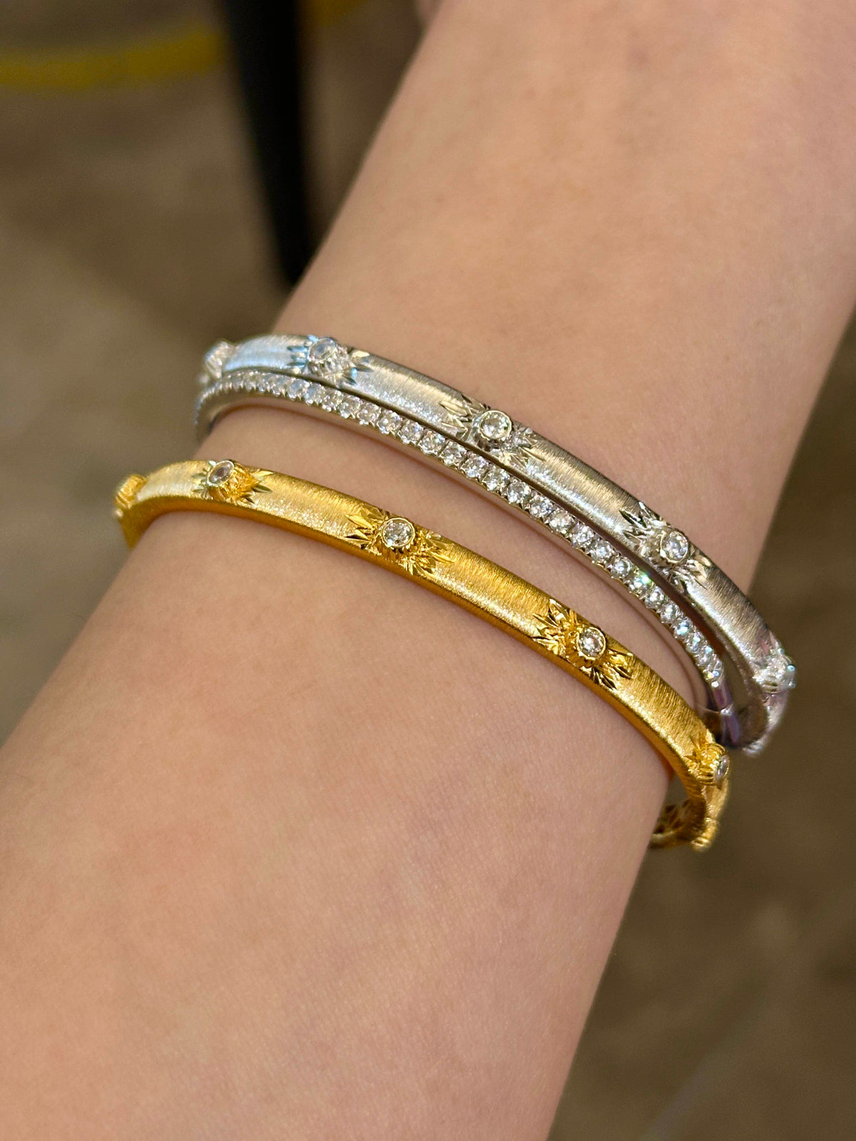 S925 Sterling Bracelets Brushed Satin Finish