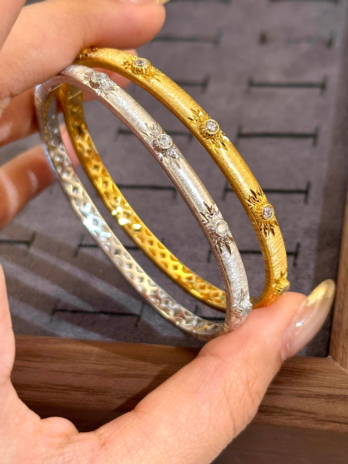 S925 Sterling Bracelets Brushed Satin Finish
