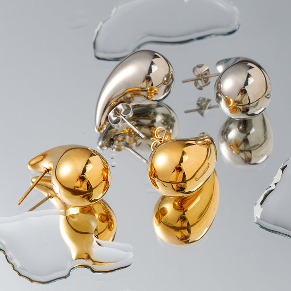 お洒落!! 2021新作♪ ◆ MAM ◆ DROP EARRINGS IN 18K GOLD お洒落!! 2021新作♪ ◇ MAM ◇ DROP EARRINGS IN 18K GOLD (MAM