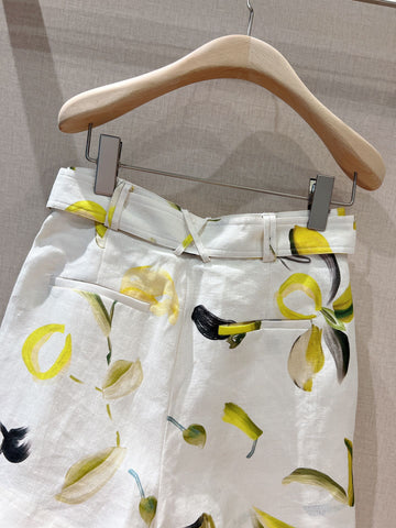 Zest Lantern Short Lemon Print